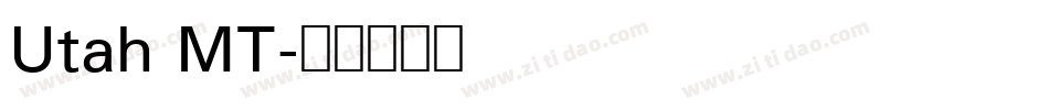 Utah MT字体转换